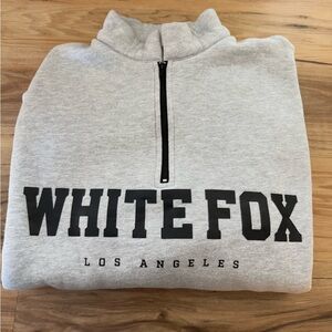 High Standard Zip Front Sweater Grey Marle